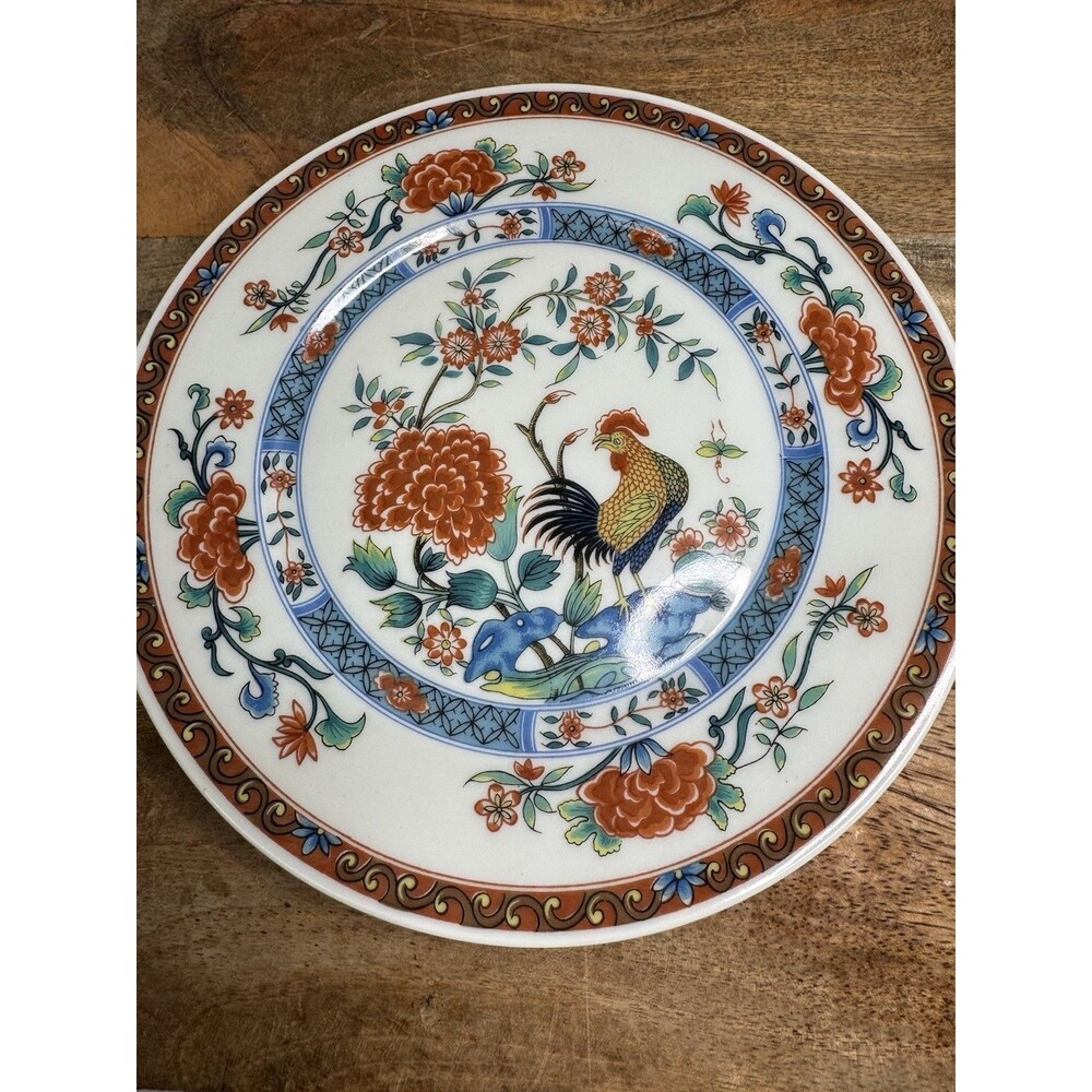 Rare Haviland Limoges France 7.5” Salad/dessert Plate “Pate Celadon Au coq” READ